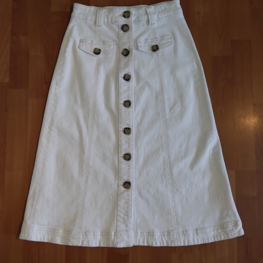 Ted Baker Denim Midi Skirt